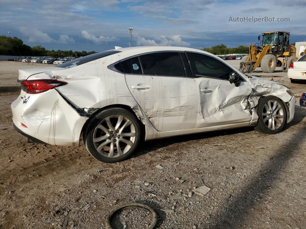 2015 Mazda 6 Touring White vin: JM1GJ1T50F1179619