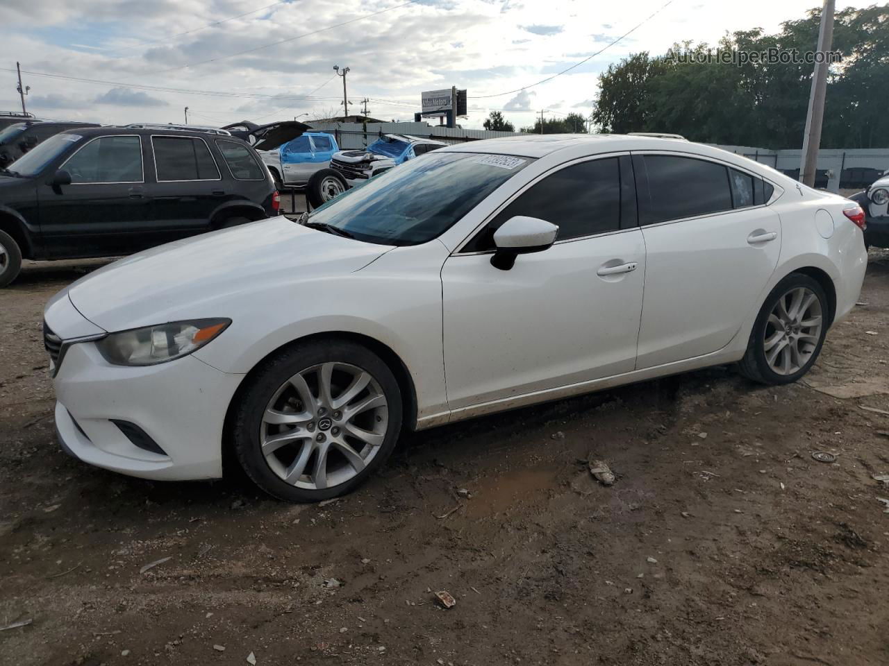 2015 Mazda 6 Touring White vin: JM1GJ1T50F1179619