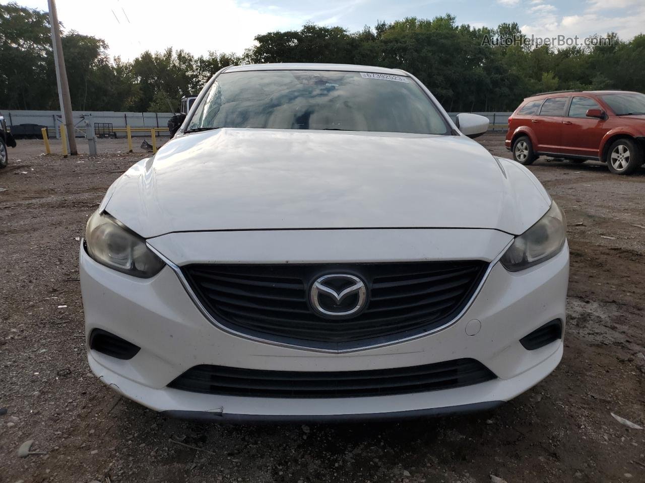 2015 Mazda 6 Touring White vin: JM1GJ1T50F1179619