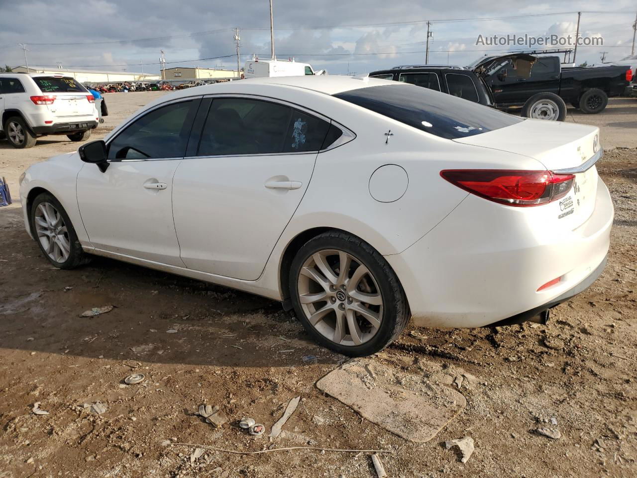 2015 Mazda 6 Touring White vin: JM1GJ1T50F1179619