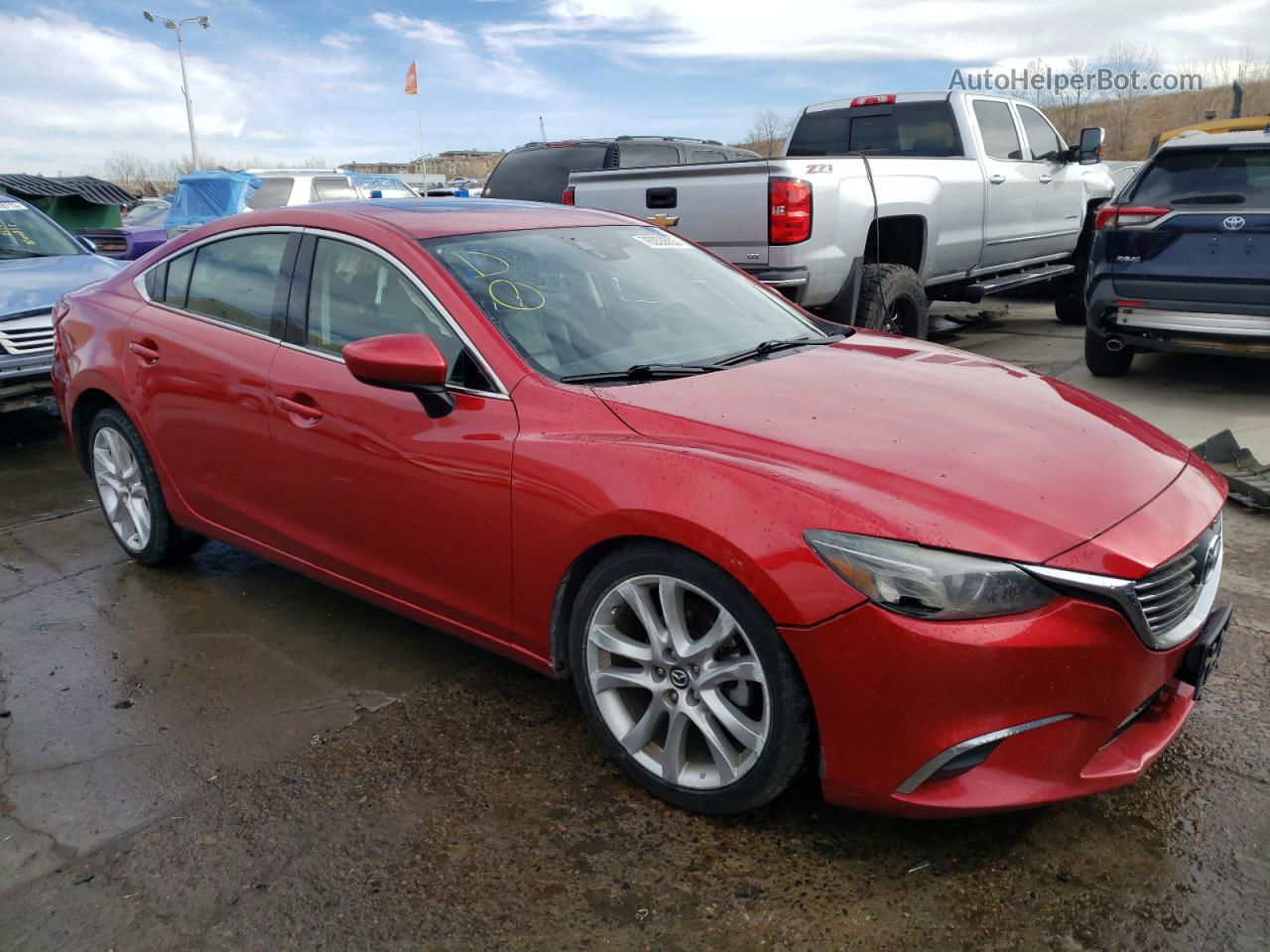 2016 Mazda 6 Touring Red vin: JM1GJ1T50G1465150