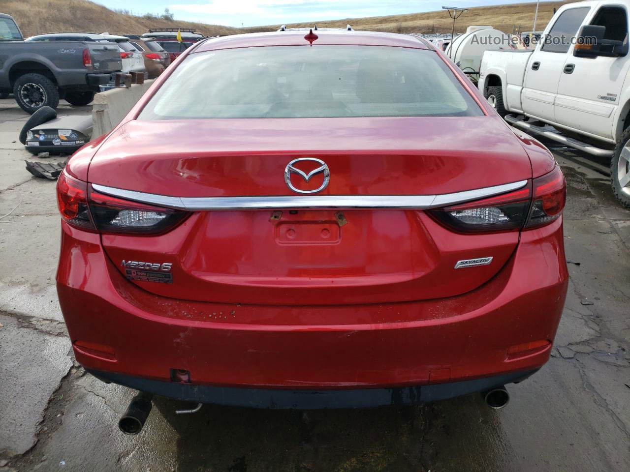 2016 Mazda 6 Touring Red vin: JM1GJ1T50G1465150