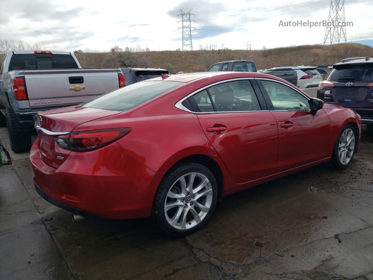 2016 Mazda 6 Touring Red vin: JM1GJ1T50G1465150