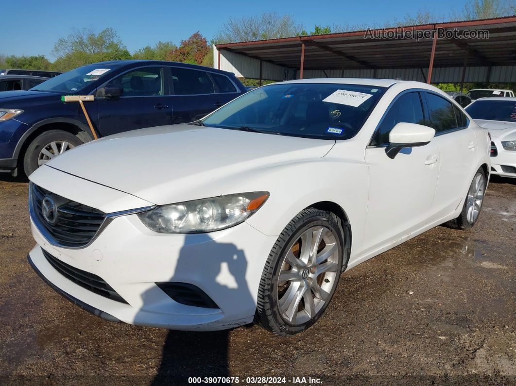 2015 Mazda Mazda6 I Touring White vin: JM1GJ1T52F1215505