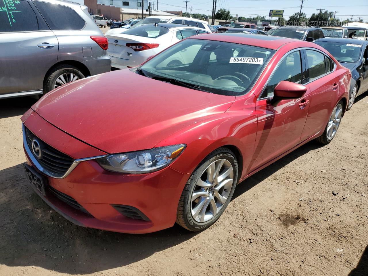 2015 Mazda 6 Touring Maroon vin: JM1GJ1T52F1224771