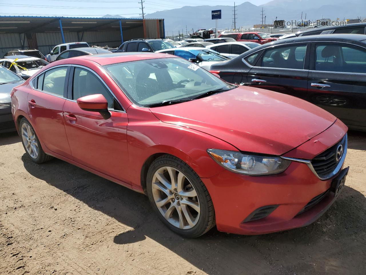 2015 Mazda 6 Touring Maroon vin: JM1GJ1T52F1224771