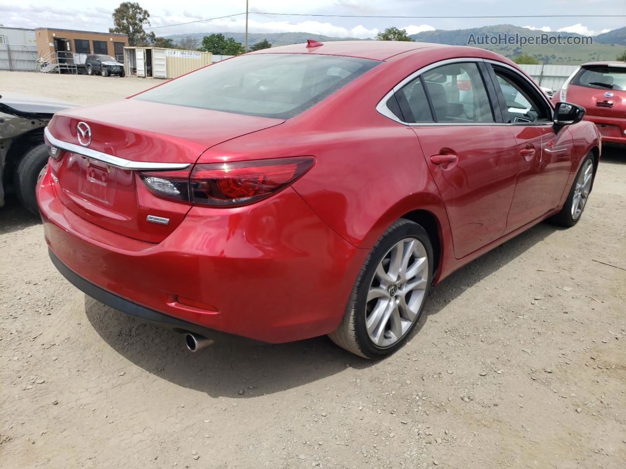 2016 Mazda 6 Touring Red vin: JM1GJ1T52G1476313