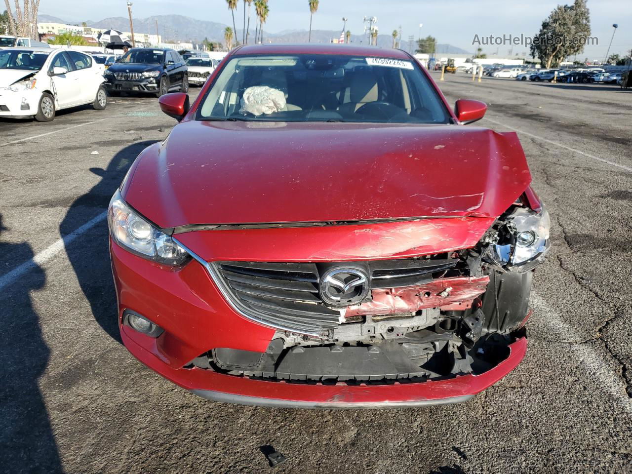 2015 Mazda 6 Touring Red vin: JM1GJ1T55F1207155