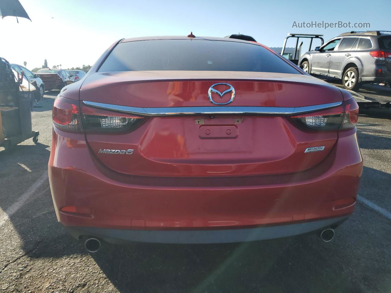 2015 Mazda 6 Touring Red vin: JM1GJ1T55F1207155