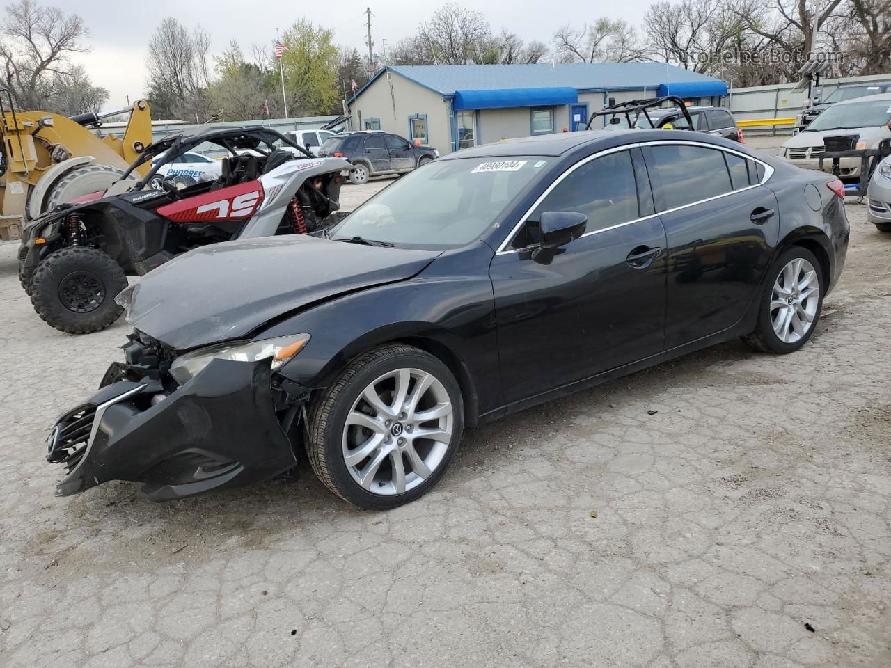 2015 Mazda 6 Touring Black vin: JM1GJ1T56F1205642