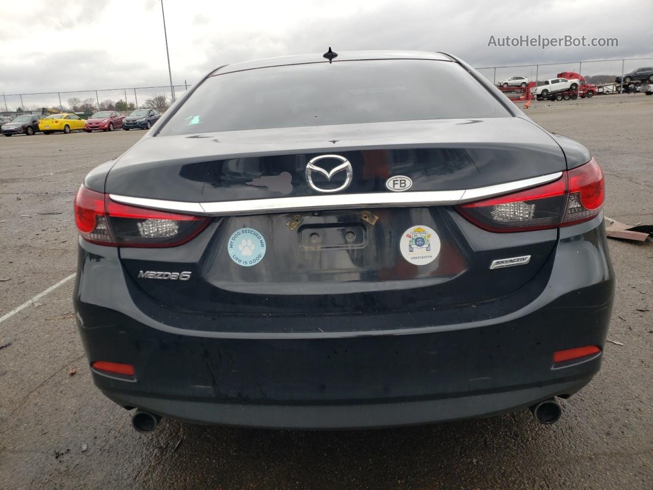 2015 Mazda 6 Touring Black vin: JM1GJ1T58F1205609