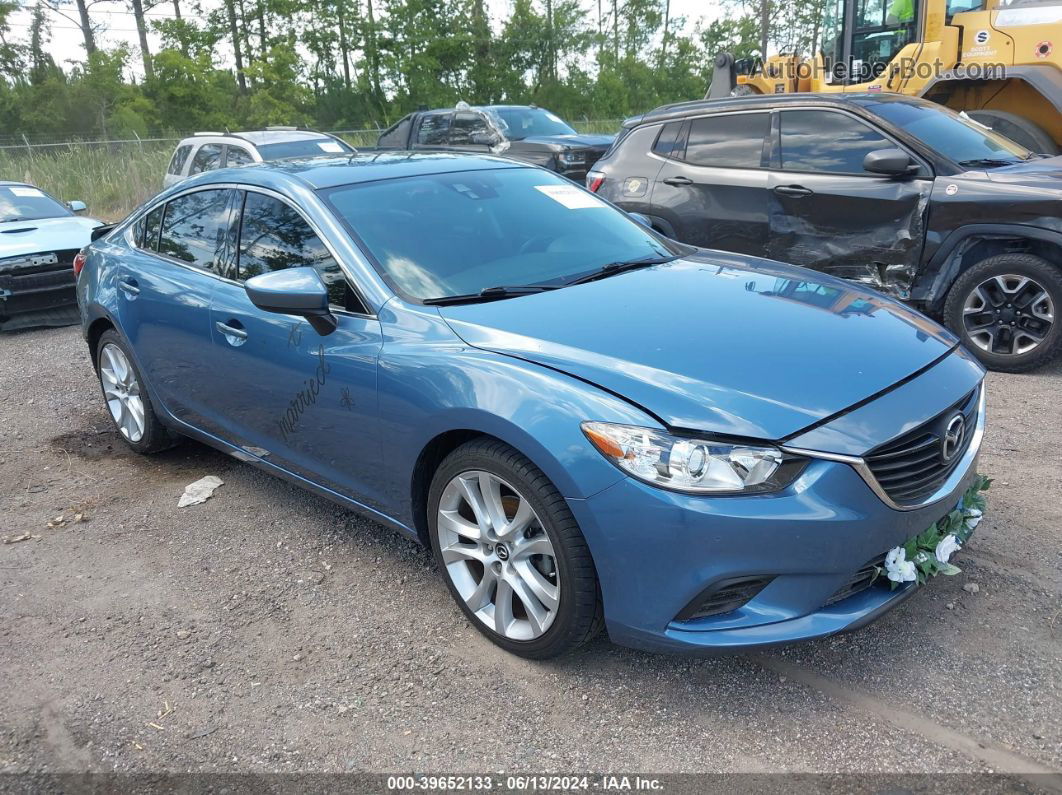 2015 Mazda Mazda6 I Touring Синий vin: JM1GJ1T61F1170369