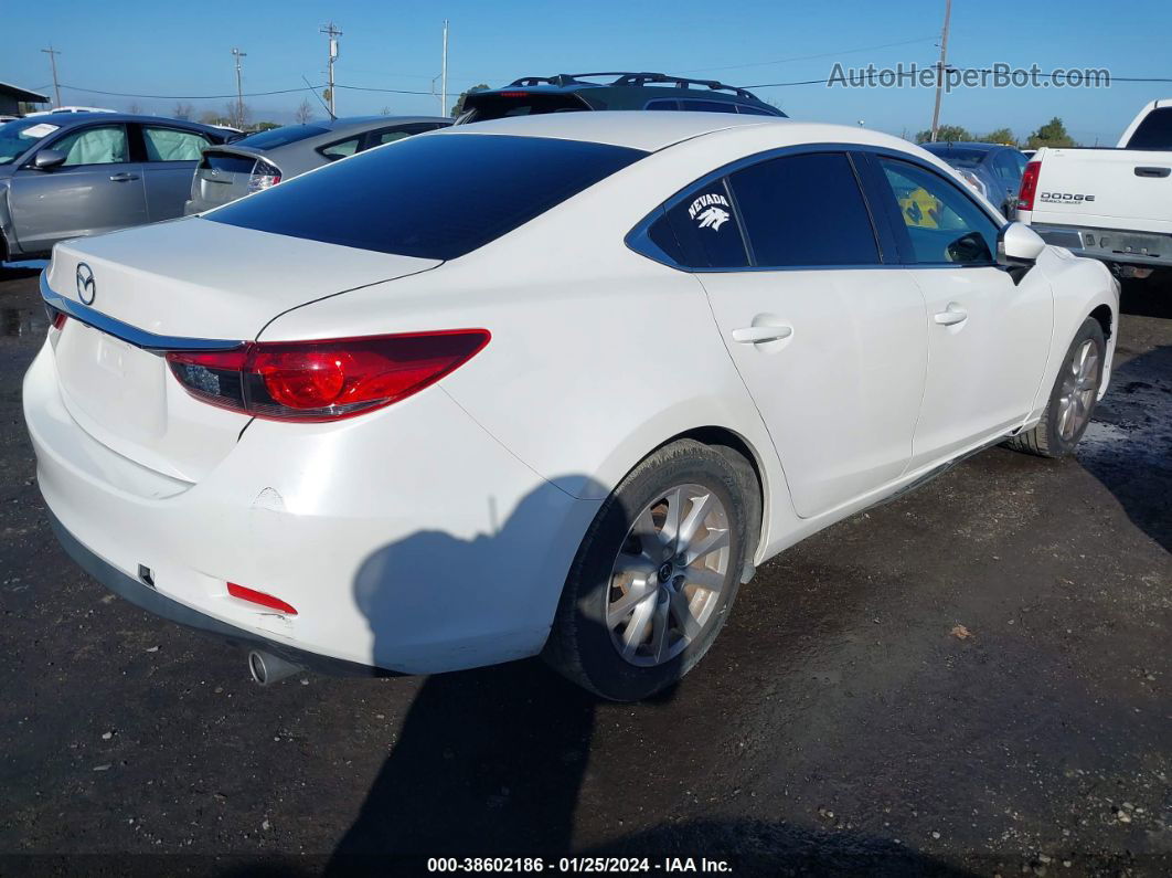 2015 Mazda Mazda6 I Sport White vin: JM1GJ1U50F1189632