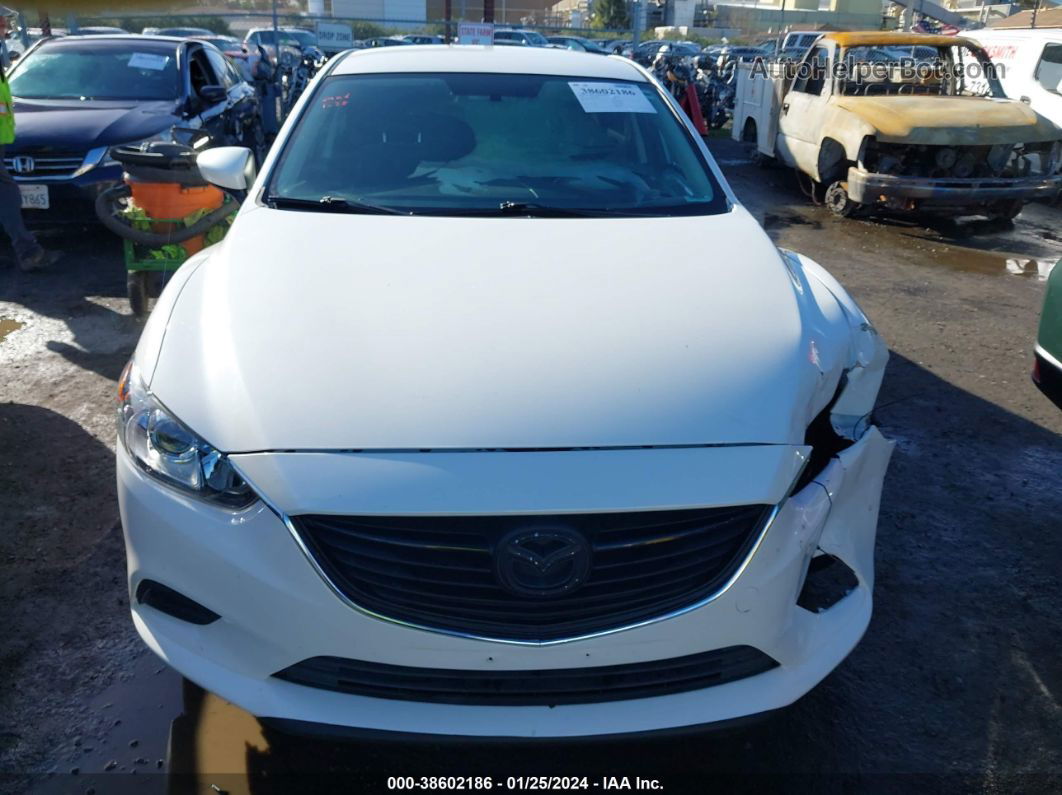 2015 Mazda Mazda6 I Sport White vin: JM1GJ1U50F1189632