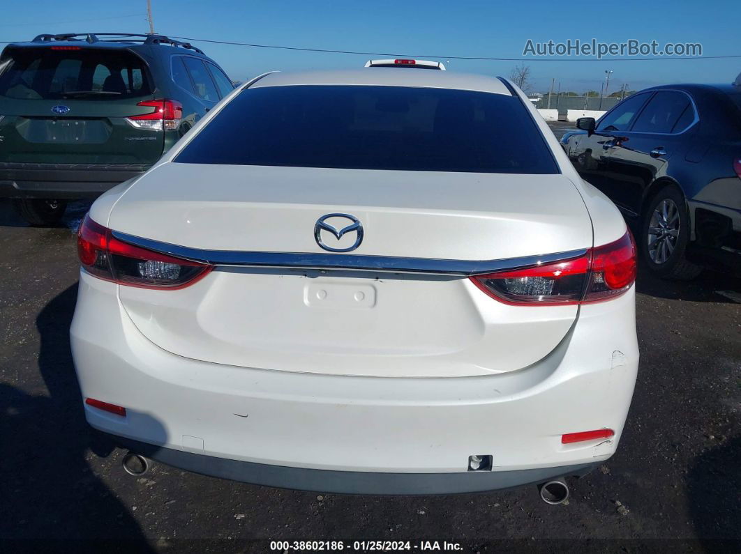 2015 Mazda Mazda6 I Sport White vin: JM1GJ1U50F1189632