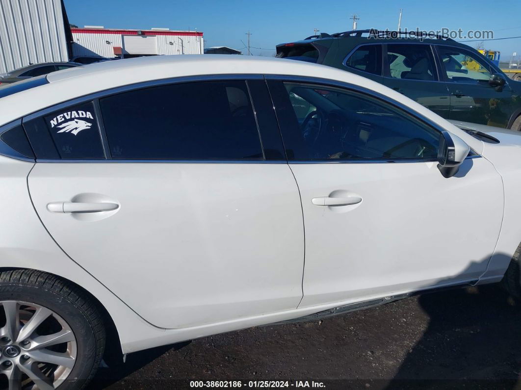 2015 Mazda Mazda6 I Sport White vin: JM1GJ1U50F1189632