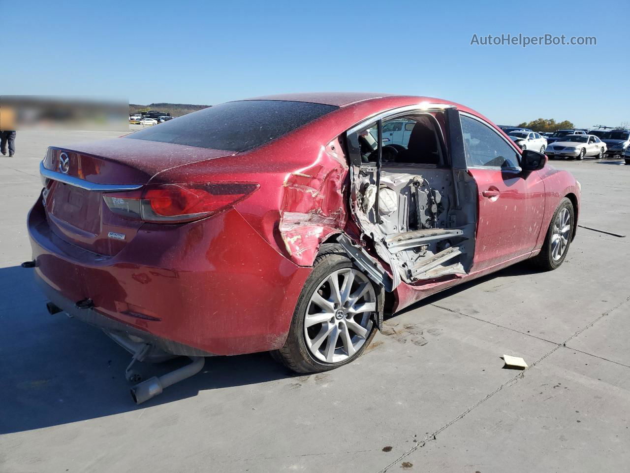 2015 Mazda 6 Sport Red vin: JM1GJ1U50F1216568