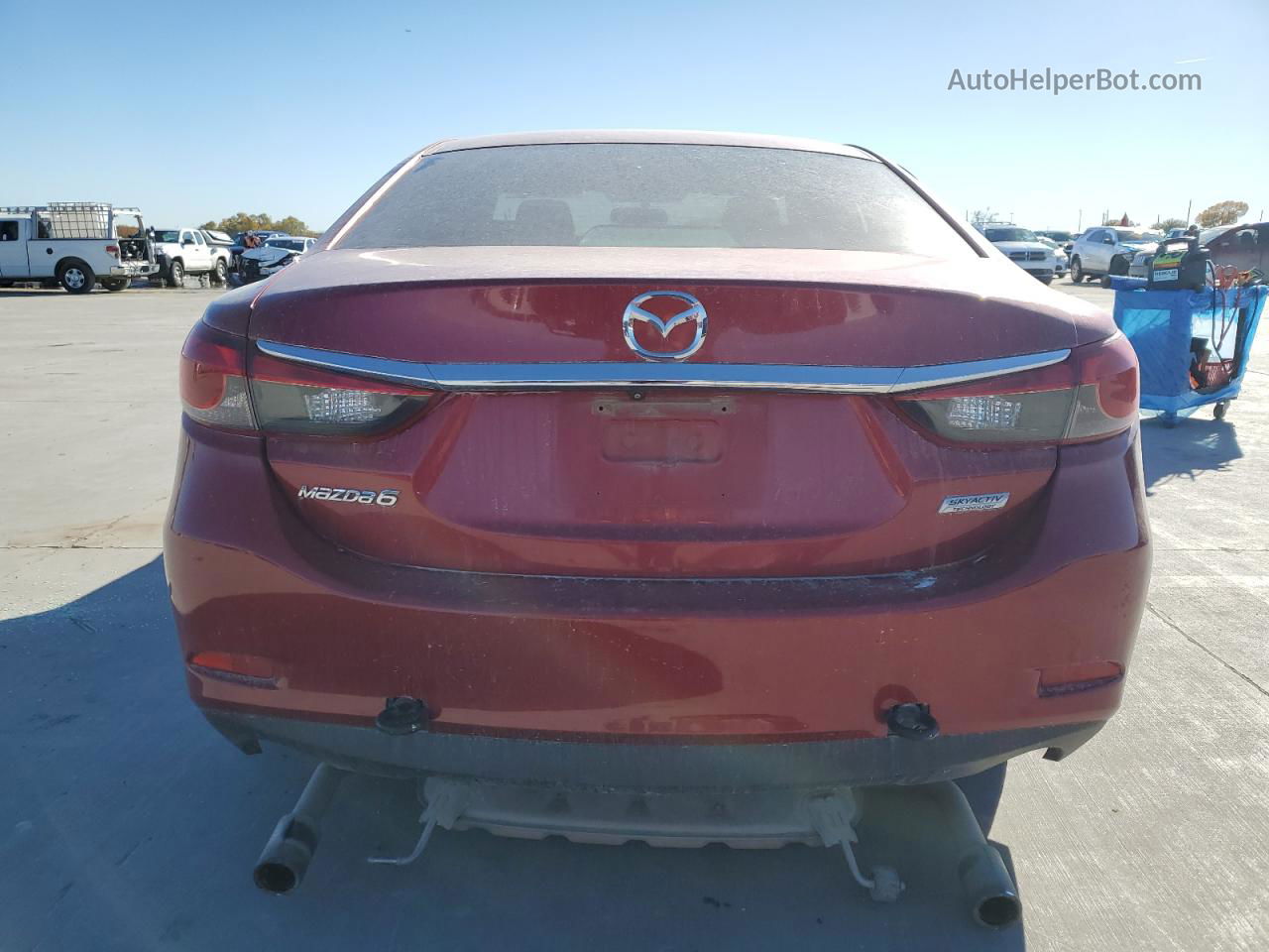 2015 Mazda 6 Sport Red vin: JM1GJ1U50F1216568