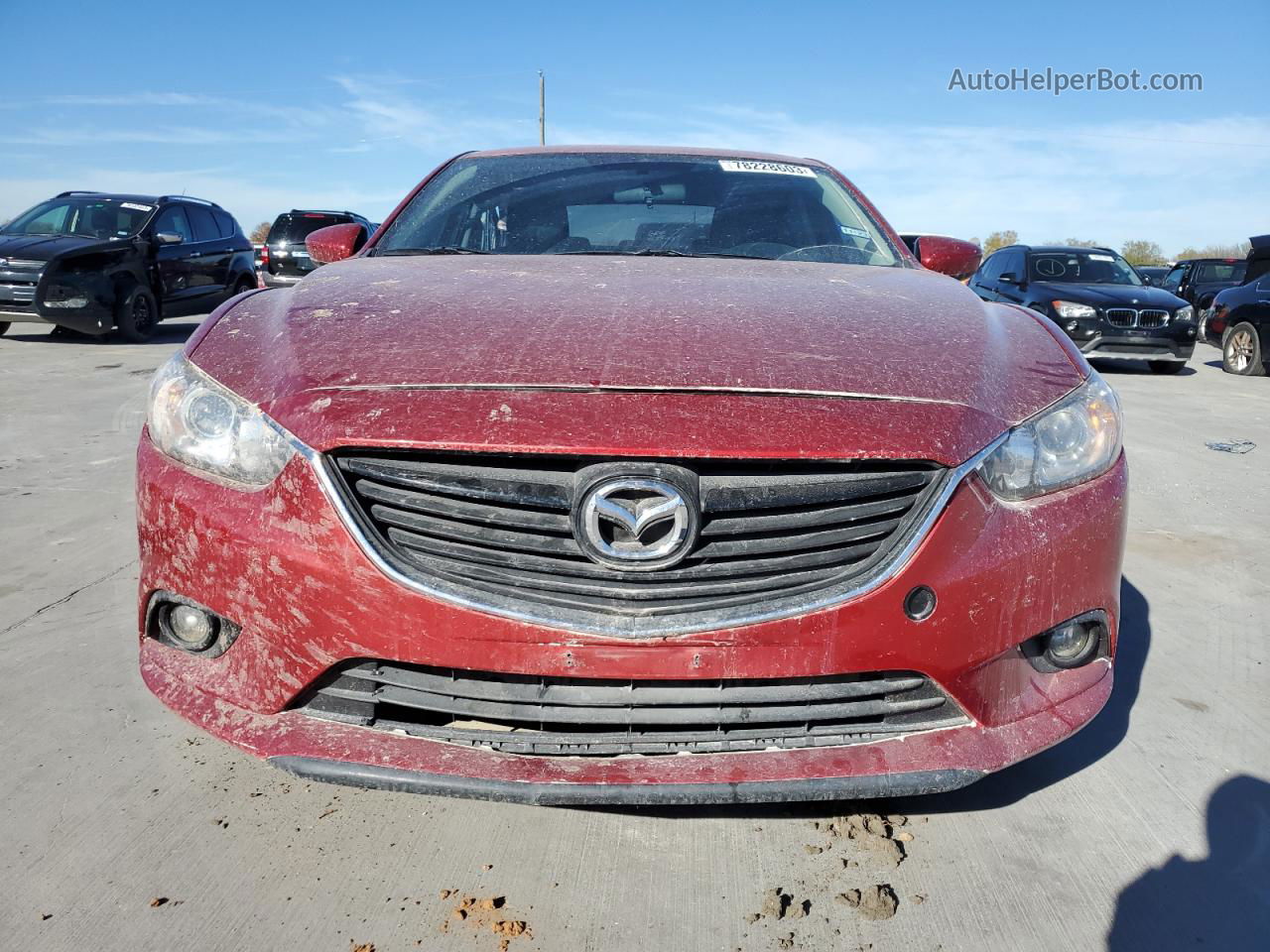 2015 Mazda 6 Sport Red vin: JM1GJ1U50F1216568