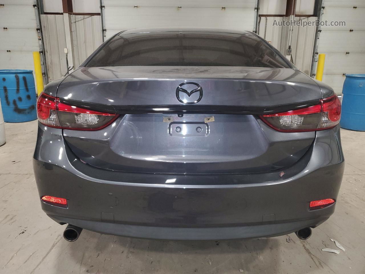 2015 Mazda 6 Sport Gray vin: JM1GJ1U51F1192071