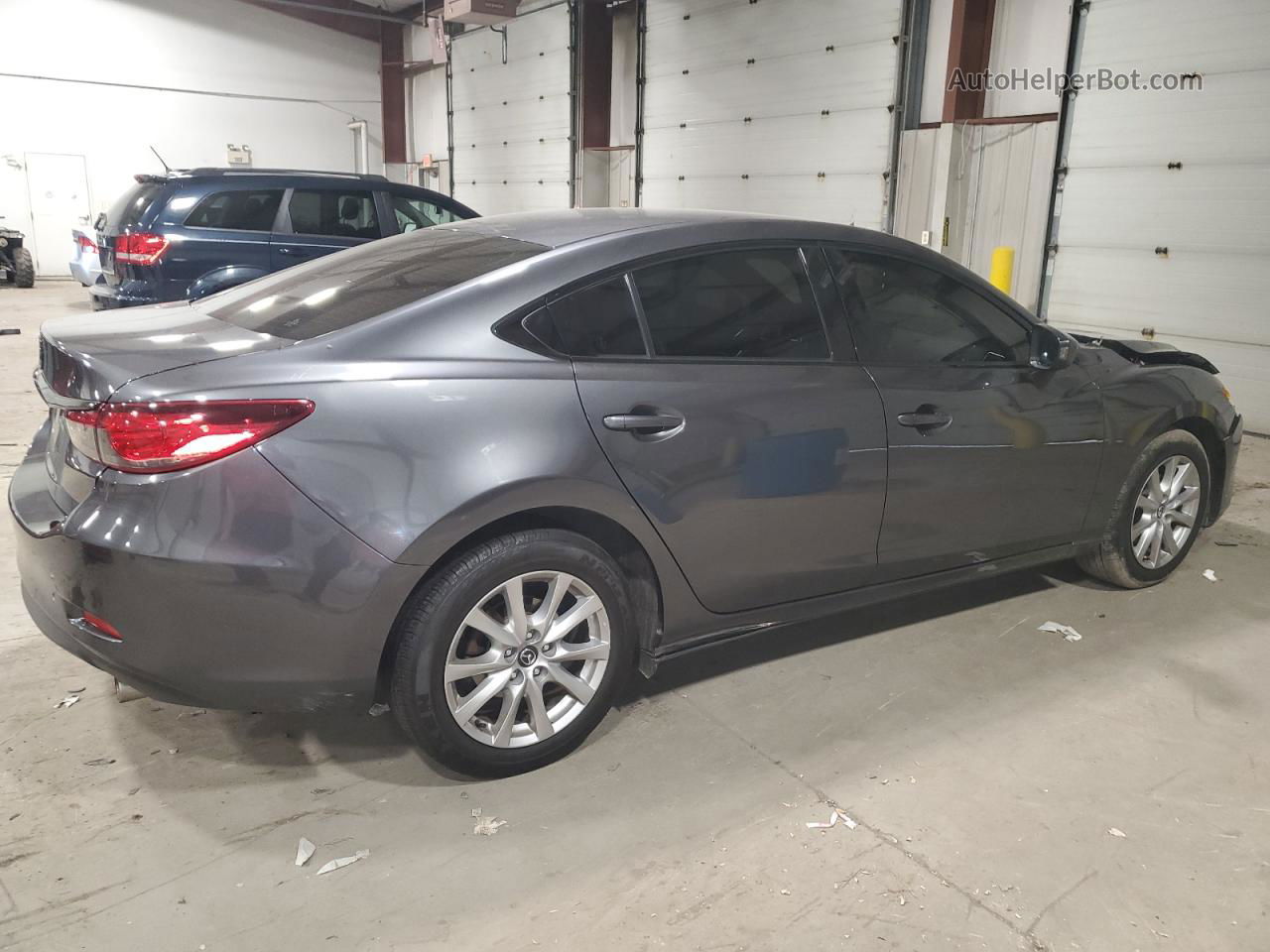 2015 Mazda 6 Sport Gray vin: JM1GJ1U51F1192071