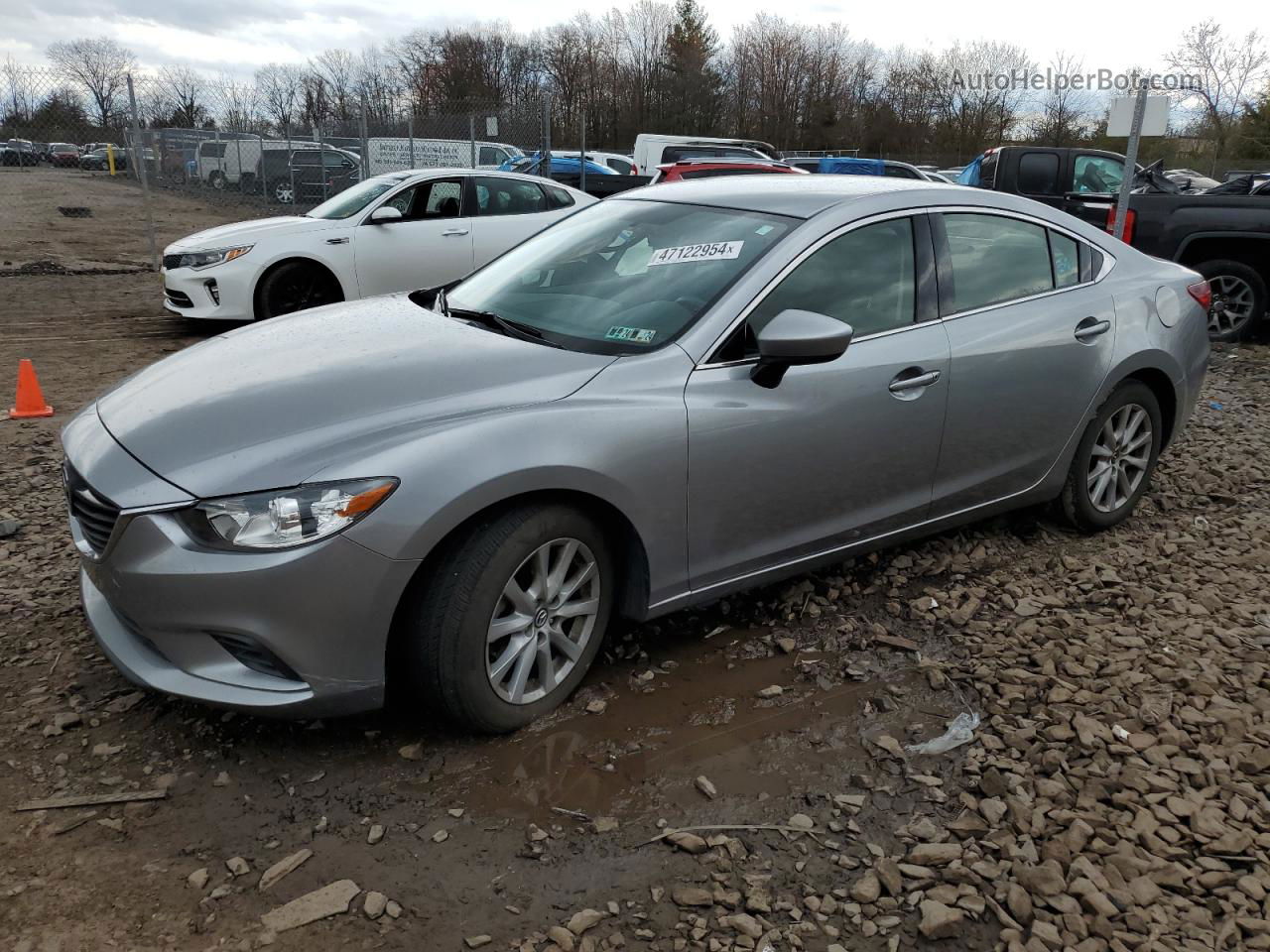 2015 Mazda 6 Sport Серебряный vin: JM1GJ1U51F1193642