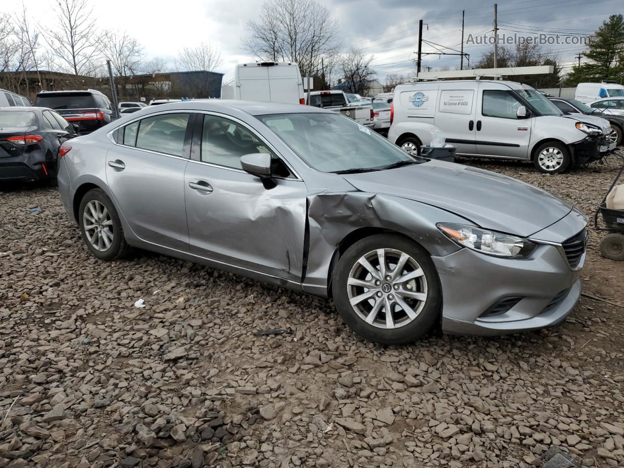 2015 Mazda 6 Sport Silver vin: JM1GJ1U51F1193642