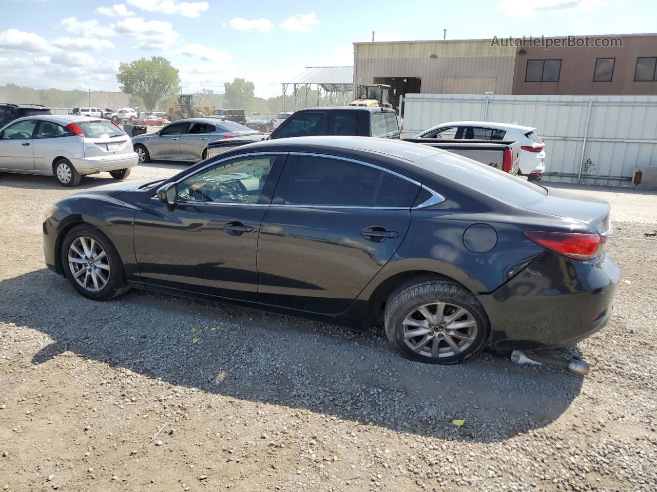 2015 Mazda 6 Sport Black vin: JM1GJ1U51F1197903