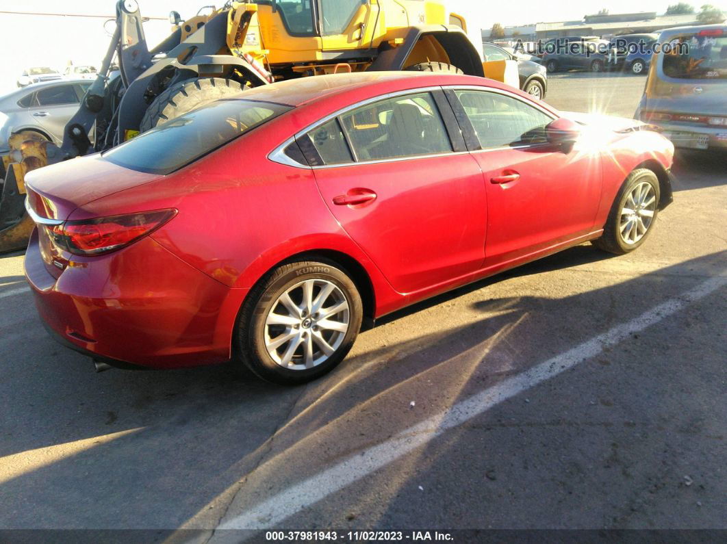 2016 Mazda Mazda6 I Sport Red vin: JM1GJ1U51G1416098