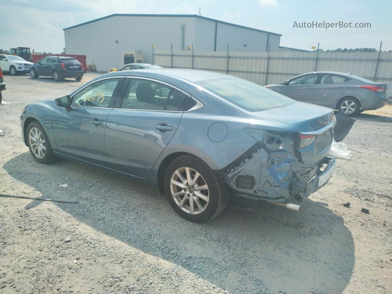 2015 Mazda 6 Sport Blue vin: JM1GJ1U52F1183301