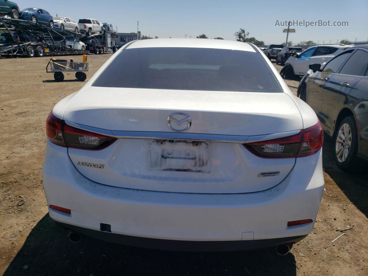 2015 Mazda 6 Sport White vin: JM1GJ1U52F1199336