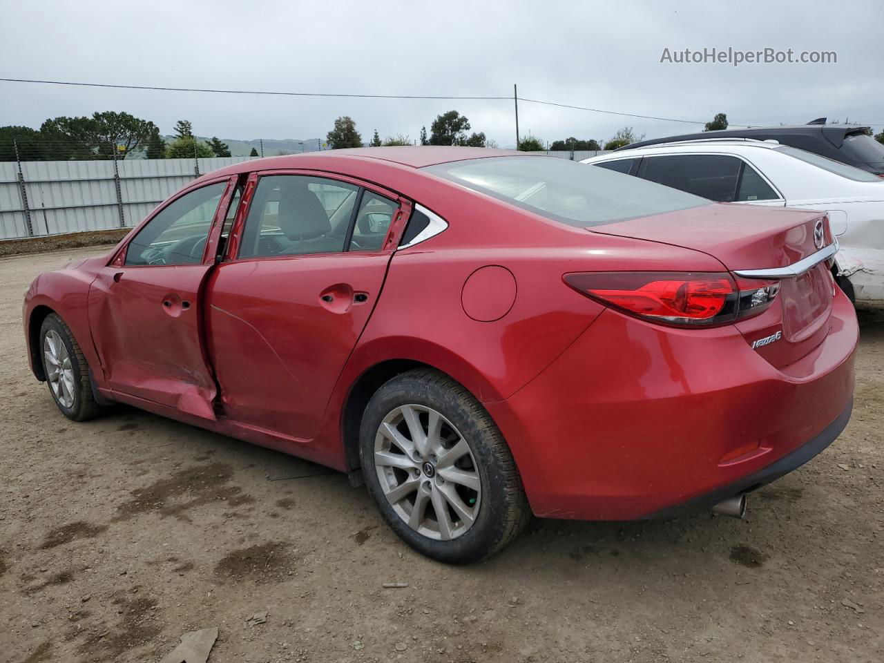 2015 Mazda 6 Sport Red vin: JM1GJ1U52F1204986