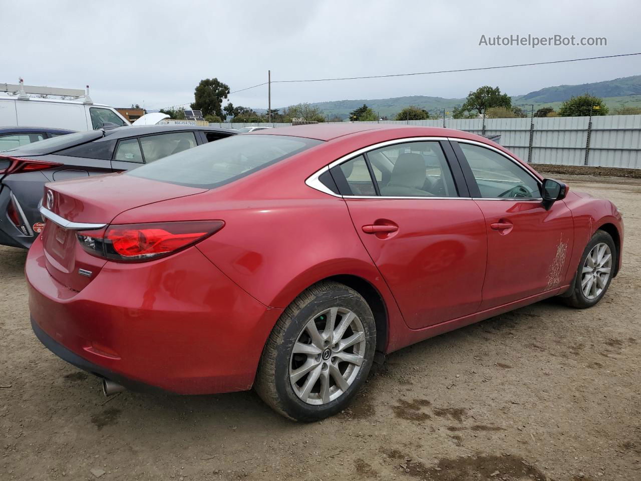 2015 Mazda 6 Sport Red vin: JM1GJ1U52F1204986