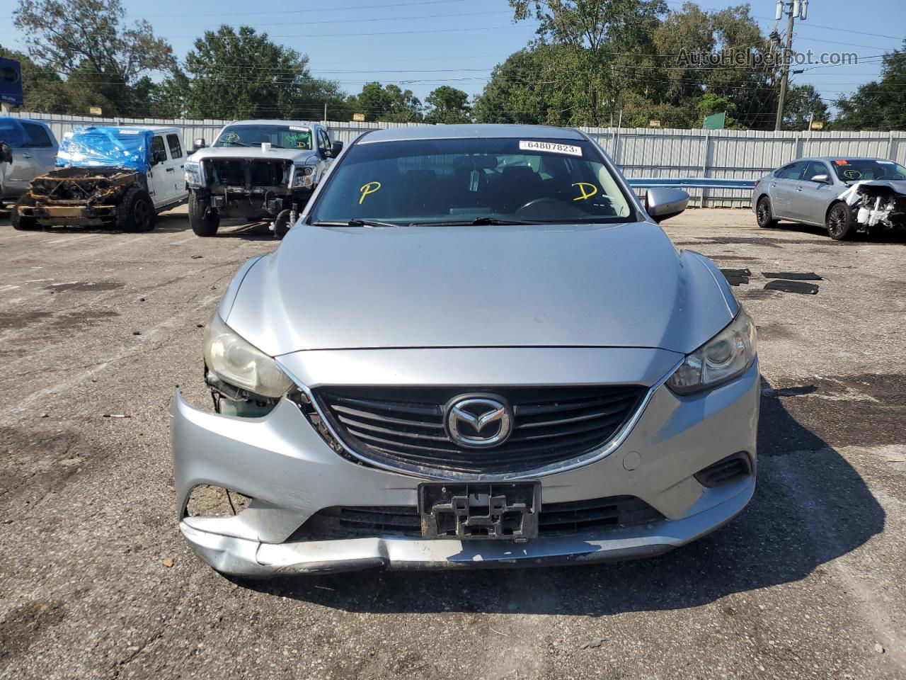 2016 Mazda 6 Sport Silver vin: JM1GJ1U52G1419348