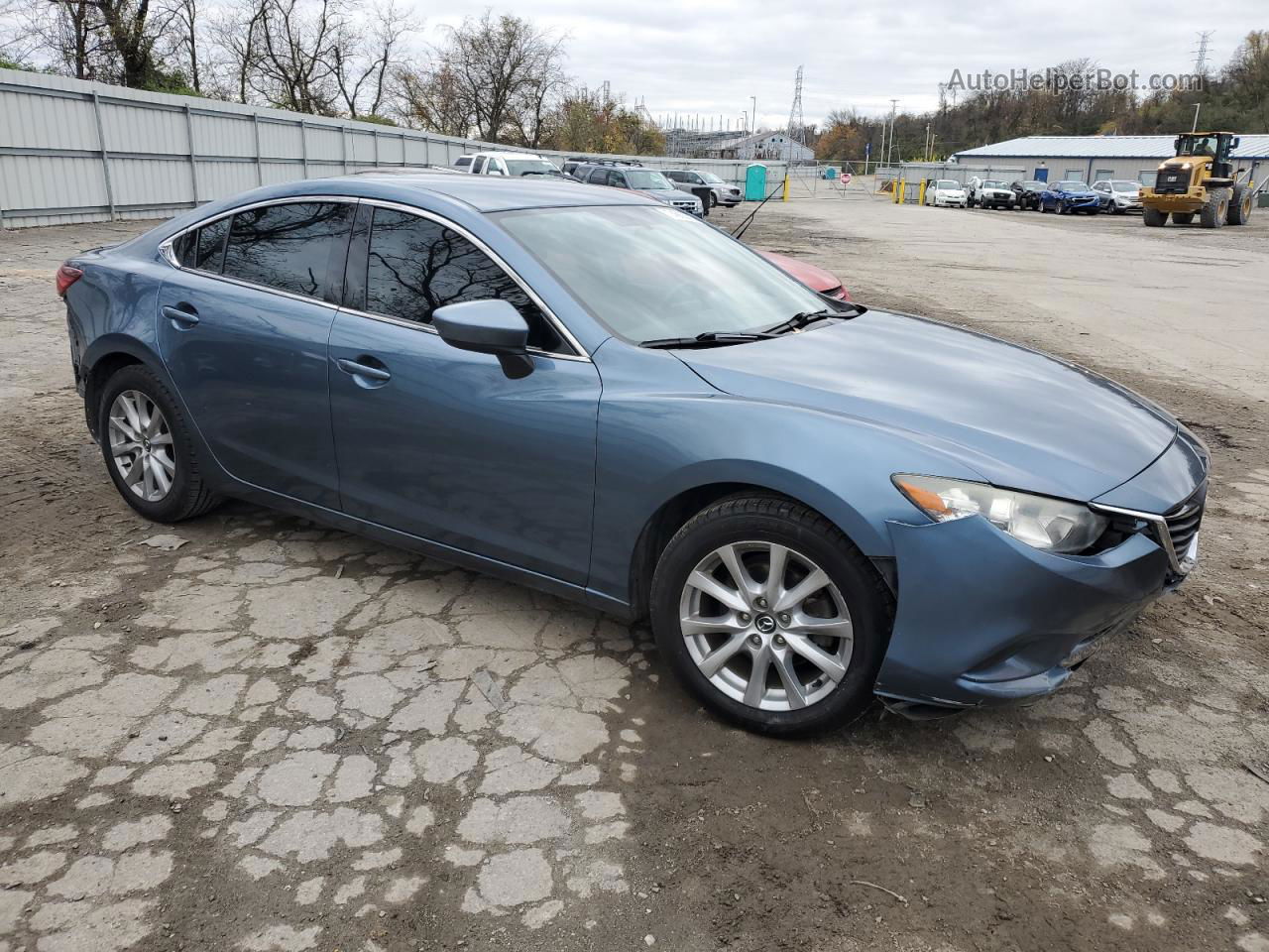 2016 Mazda 6 Sport Blue vin: JM1GJ1U52G1426381