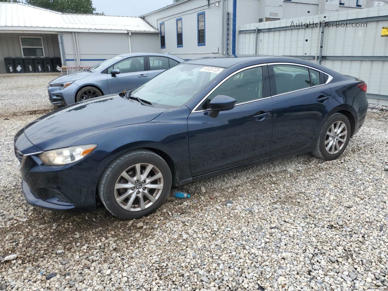 2016 Mazda 6 Sport Blue vin: JM1GJ1U53G1424607