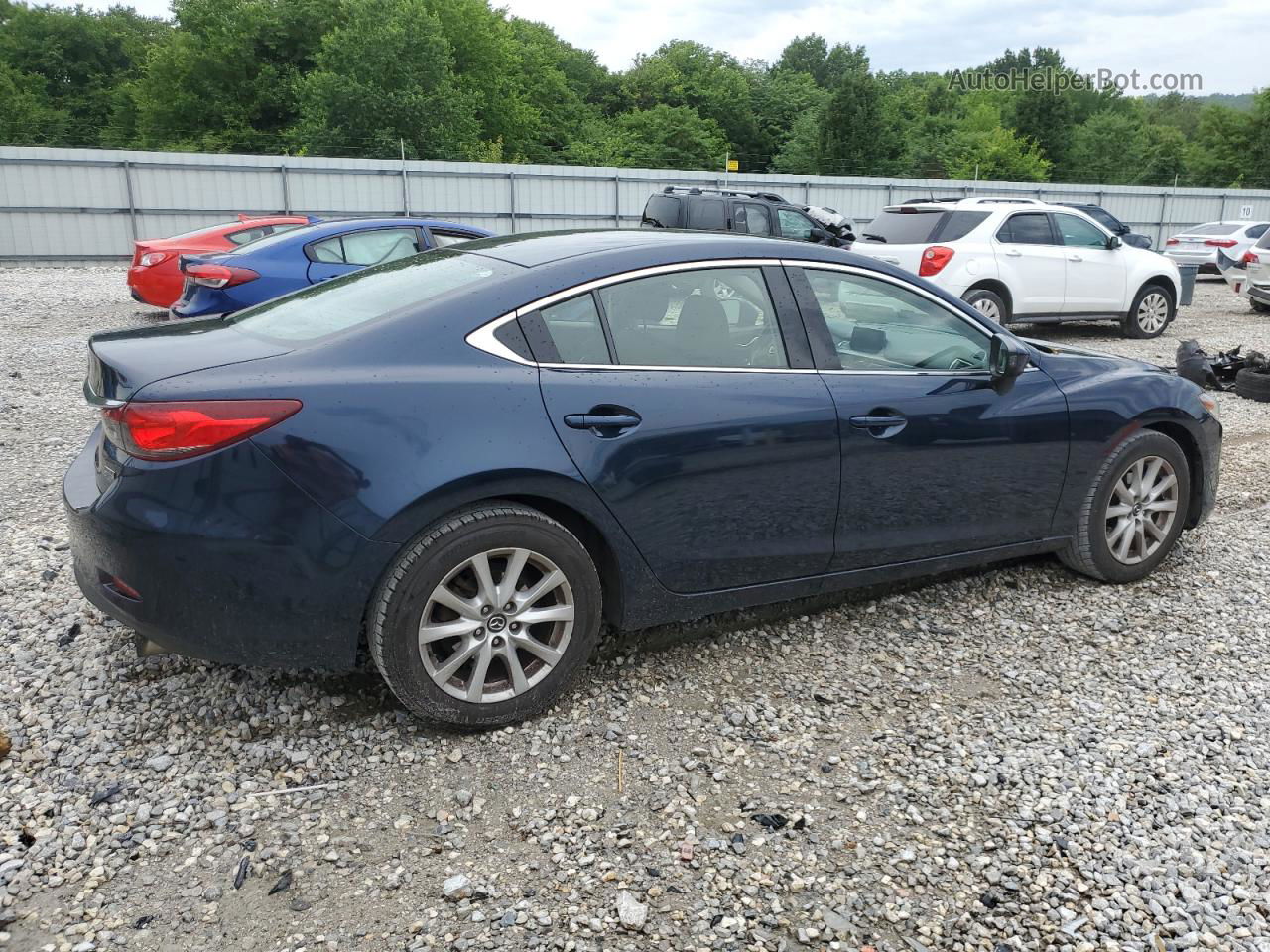 2016 Mazda 6 Sport Blue vin: JM1GJ1U53G1424607