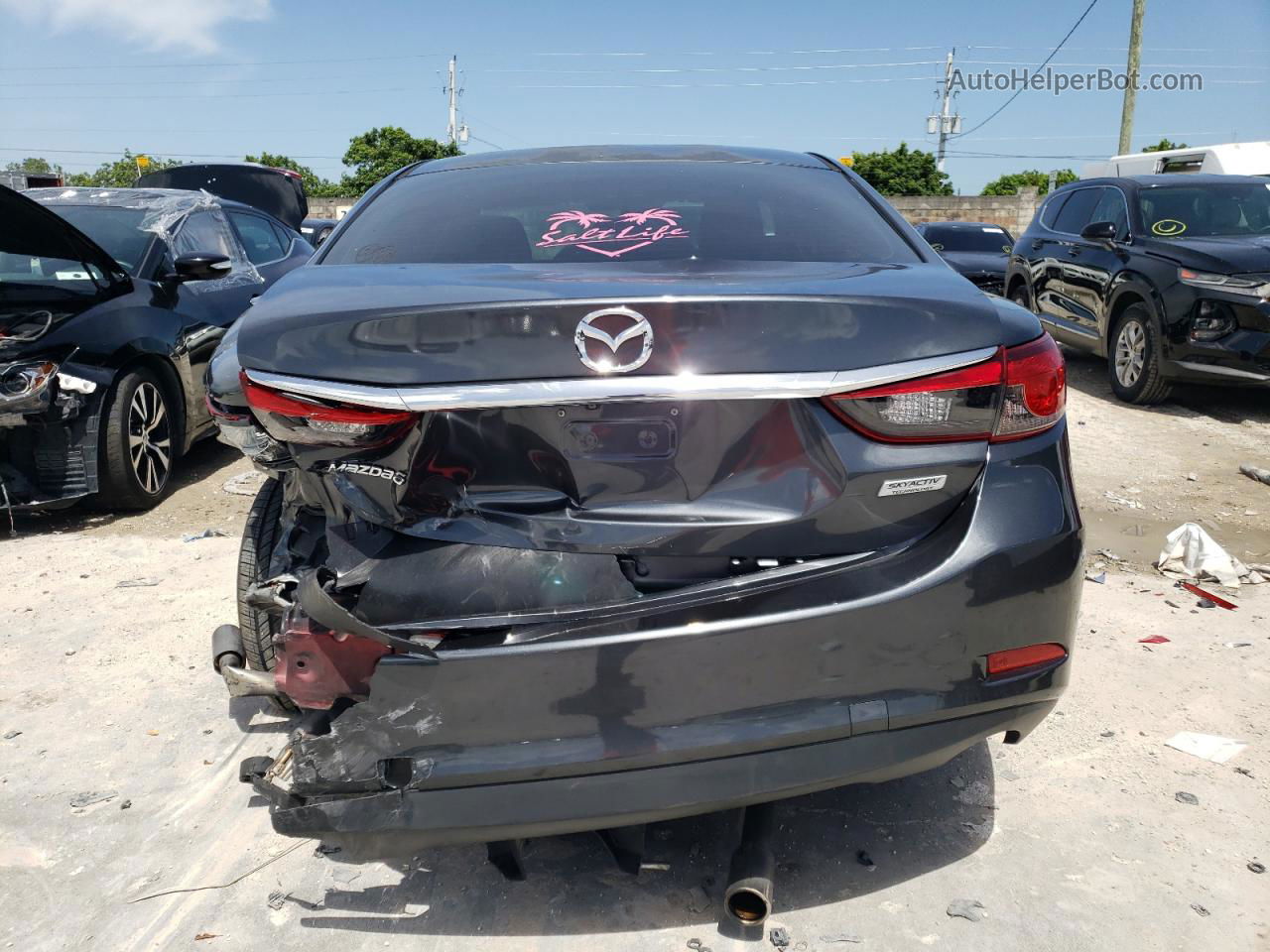 2016 Mazda 6 Sport Серый vin: JM1GJ1U53G1449099