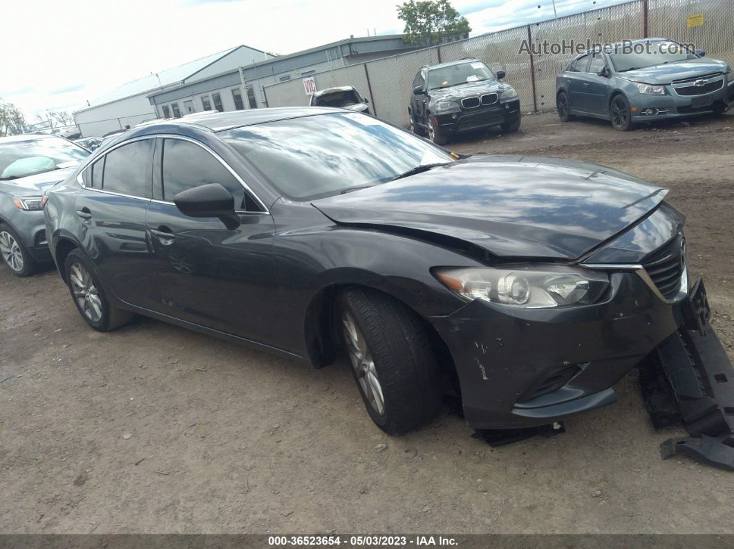 2016 Mazda Mazda6 I Sport Черный vin: JM1GJ1U53G1482751