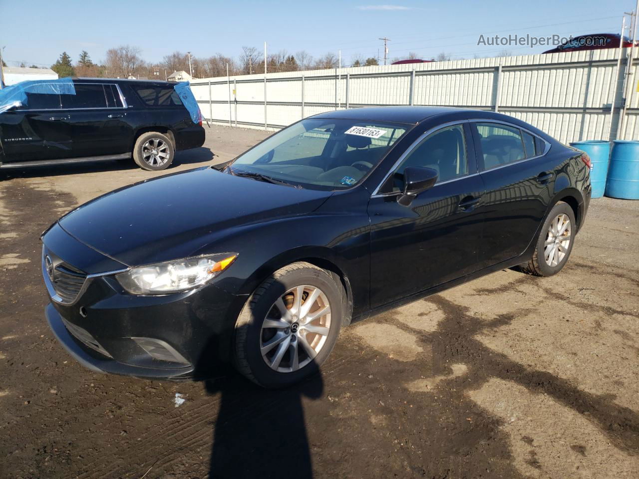 2015 Mazda 6 Sport Black vin: JM1GJ1U54F1183543