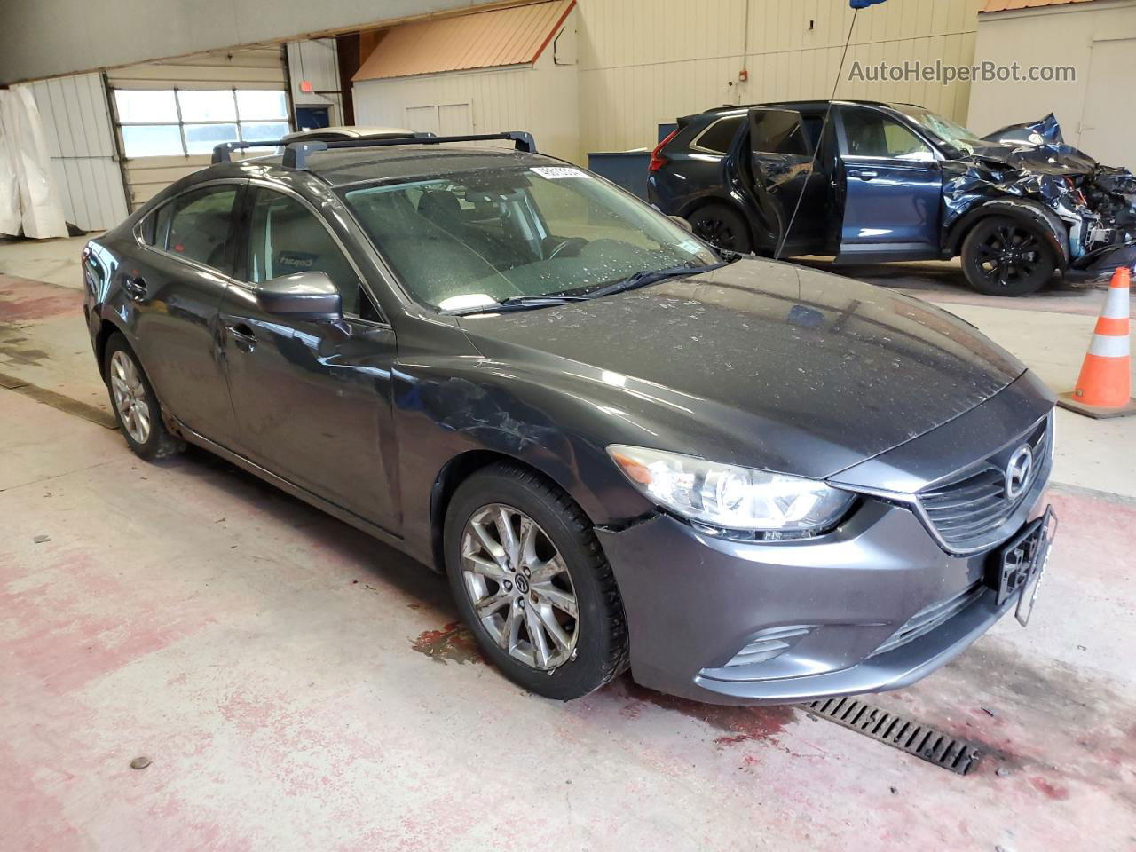 2015 Mazda 6 Sport Gray vin: JM1GJ1U54F1199175