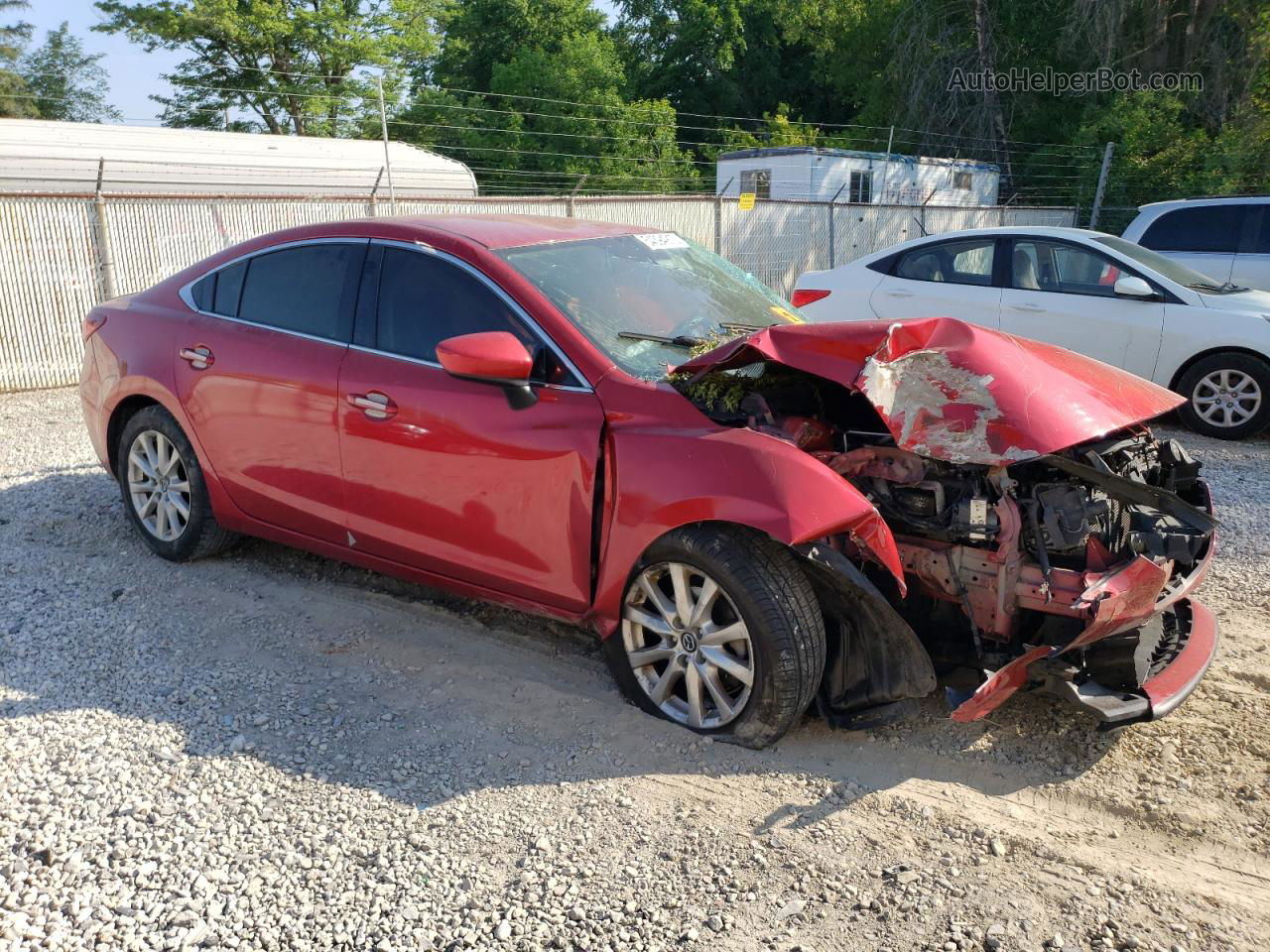 2015 Mazda 6 Sport Red vin: JM1GJ1U54F1207405