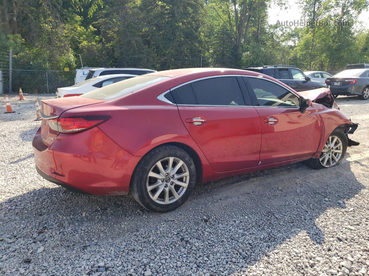 2015 Mazda 6 Sport Red vin: JM1GJ1U54F1207405