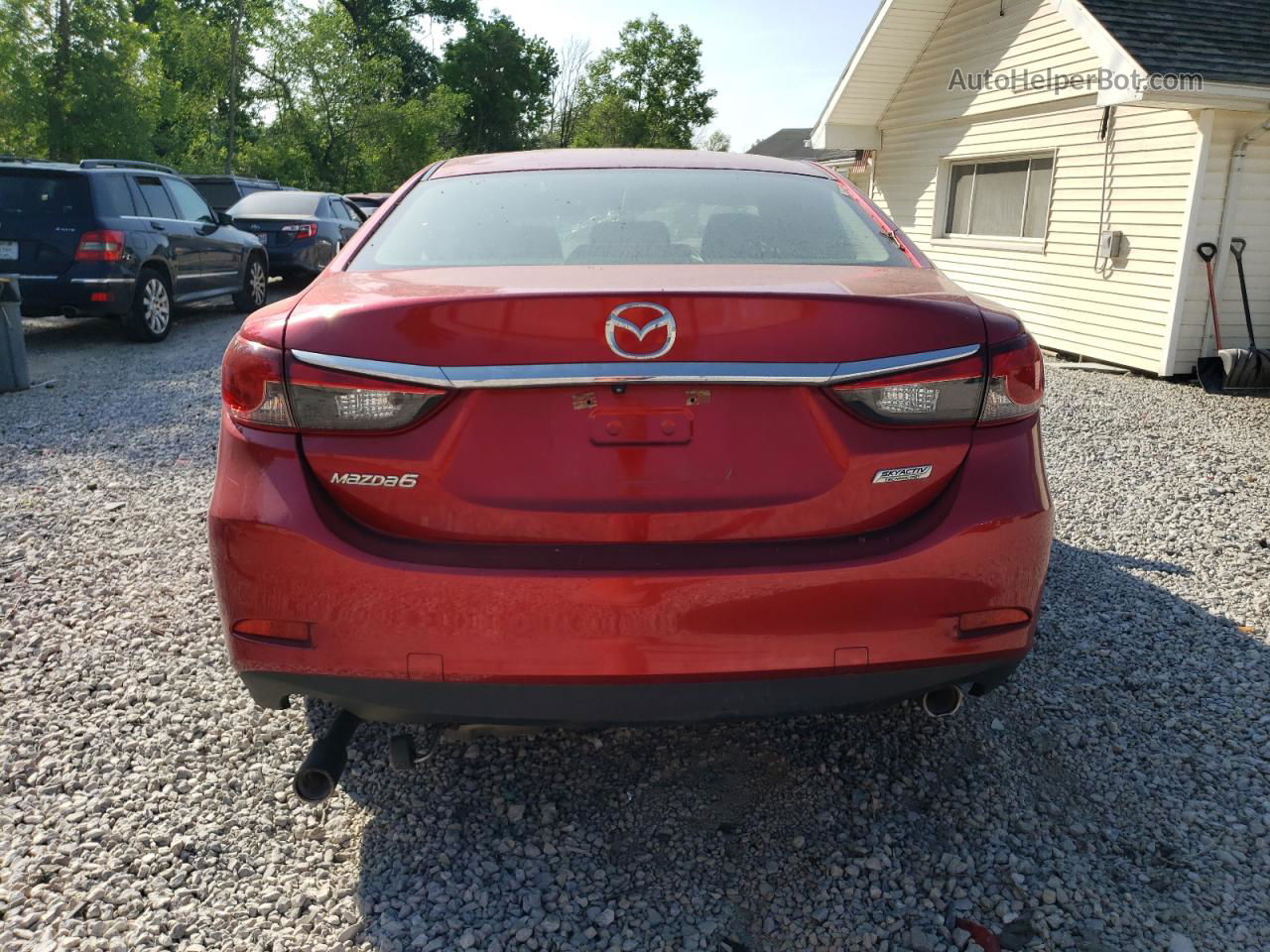 2015 Mazda 6 Sport Red vin: JM1GJ1U54F1207405