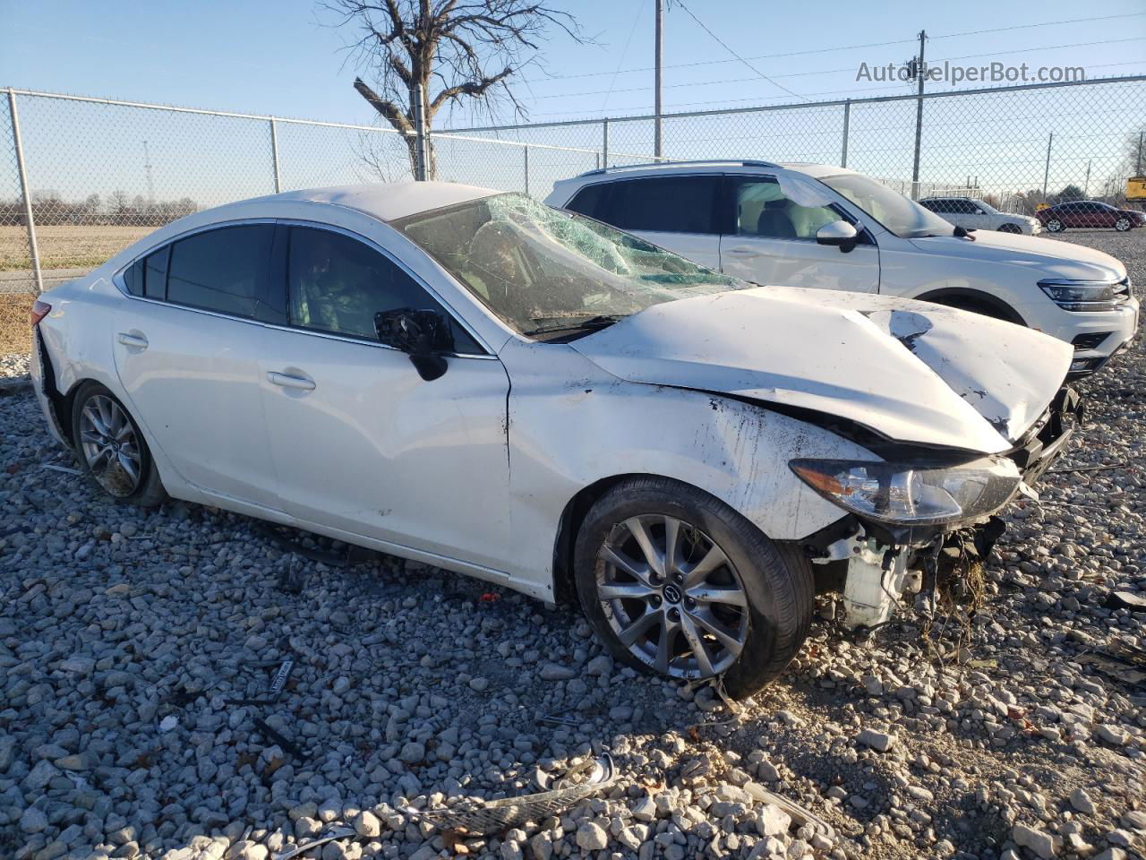 2016 Mazda 6 Sport White vin: JM1GJ1U54G1487666