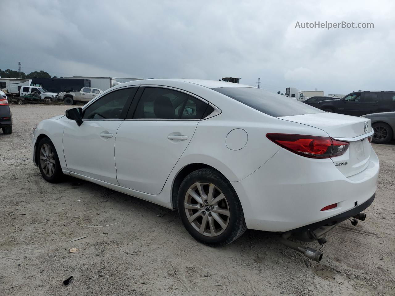 2015 Mazda 6 Sport Белый vin: JM1GJ1U55F1184474