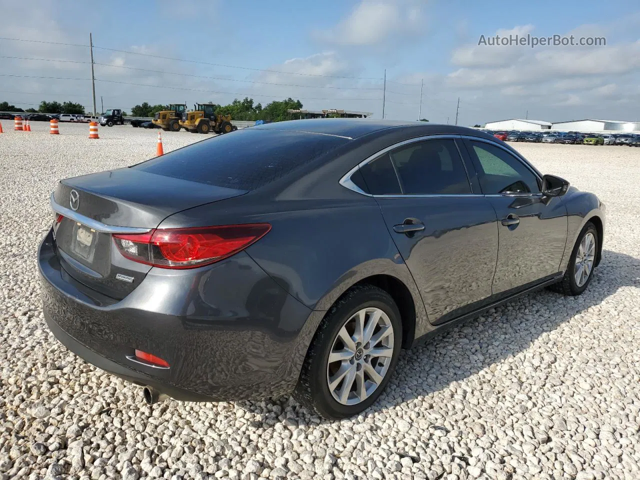 2015 Mazda 6 Sport Gray vin: JM1GJ1U55F1196883