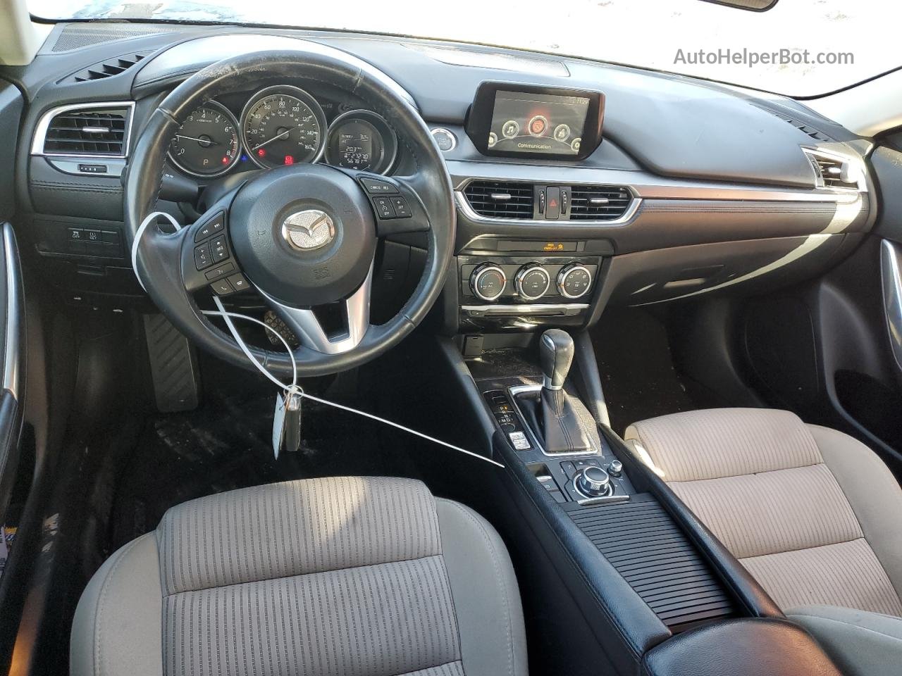 2016 Mazda 6 Sport Черный vin: JM1GJ1U55G1459729
