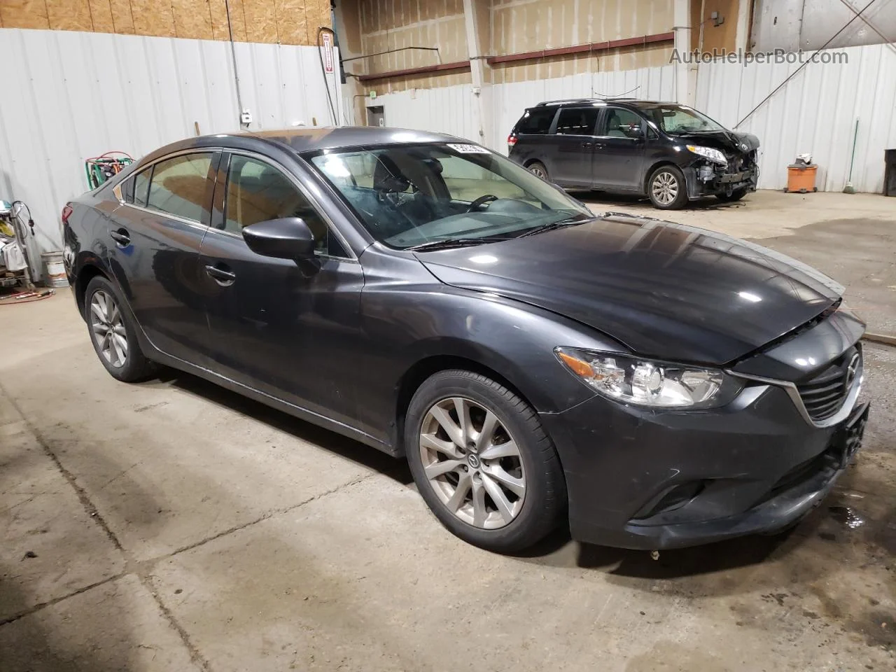 2015 Mazda 6 Sport Gray vin: JM1GJ1U56F1185309