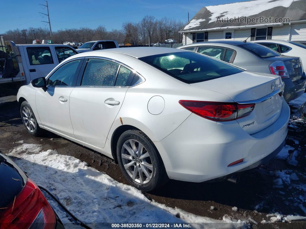 2015 Mazda Mazda6 I Sport White vin: JM1GJ1U56F1191269